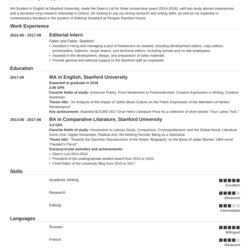 Entry Level Resume Examples For Templates Tips Beginner Template