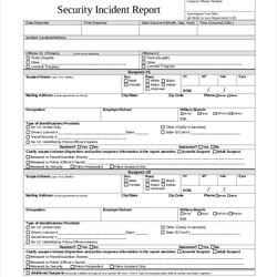 Wizard It Security Incident Report Template All Business Templates In