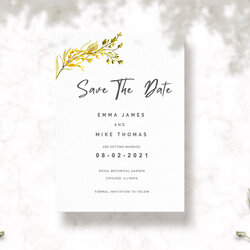 Swell Free Save The Date Template By Ahmad On