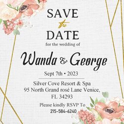 Smashing Save The Date Invitation Templates Editable With Ms Word Download