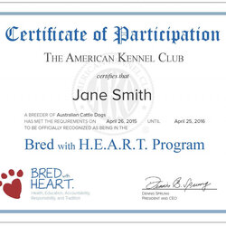 Service Dog Certificate Template Certificates Templates Free Printable With Regard To