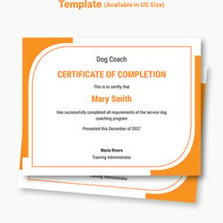 Dog Certificate Templates Free Downloads Template Support Emotional
