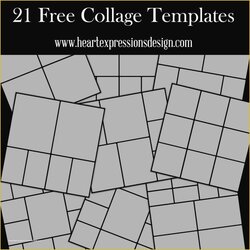 Photo Collage Templates Free Download Template Backgrounds Heart Paper Of Shop Format