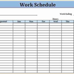 Free Monthly Employee Schedule Template Fresh Blank Weekly Schedules Excel Debt