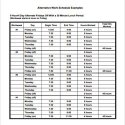 Splendid Monthly Employee Schedule Template Excel Planner Free Work Alternative Download
