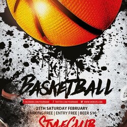 Legit Basketball Free Sport Flyer Template Download Templates Sports Flyers Choose Board Match Freebie Com