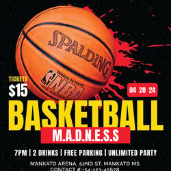 Matchless Basketball Flyers Vector Flyer Template Madness Templates Publisher Sports Word Tournament Editable