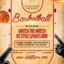 High Quality Basketball Flyers Flyer Template