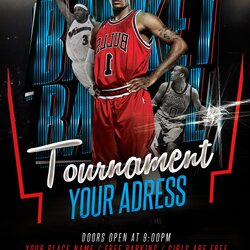 Excellent Basketball Tournament Flyer Template Lets