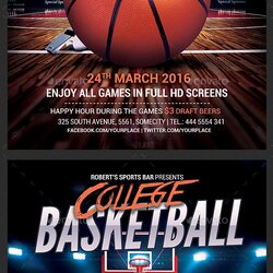 Admirable Pin On Flyer Template Layout Basketball Sports Templates Game Event Court Visit Screening