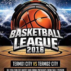 Supreme Basketball League Flyer Template Download Premium Com