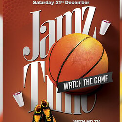 Fantastic Basketball Flyers Vector Flyer Template Templates Print Extraordinary Ready