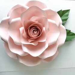 Paper Flowers Combo Of Large And Medium Rose Flower Template Cut Trace Center Roses Giant Bud Stencil Annie