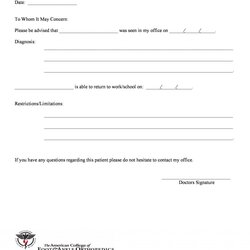 Supreme Free Printable Fake Doctors Note With Signature Template Highest Quality