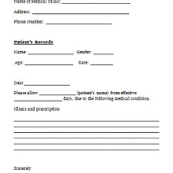 Fine Fake Doctors Note Templates For School Work Template Medical Doctor Excuse