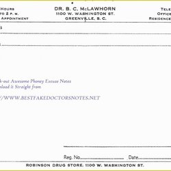 Free Fake Doctors Note Template Download Of Word Pot