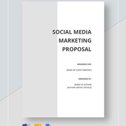 Matchless Social Media Proposal Templates Sample Example Format Width