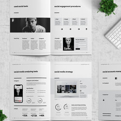 Excellent Social Media Proposal Template On