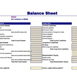 Superlative Balance Sheet Templates Free Printable Docs Formats Template Blank Examples