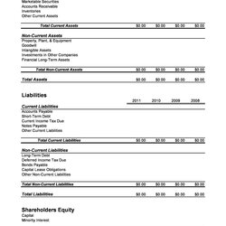 Free Balance Sheet Templates Examples Template Printable Personal Excel Kb Accounts Information