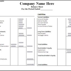 Sublime Balance Sheet Templates Free Word Template Inventory Assets Format Draft Side Business Liabilities