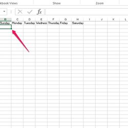 How To Create Weekly Hour Calendar With Excel