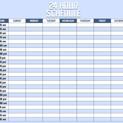 Free Hour Schedule Template Printable Templates Daily Planner