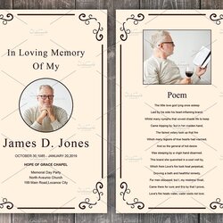 Terrific Funeral Remembrance Cards Template