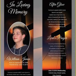 Exceptional Free Memorial Card Templates