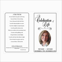 Template Ideas Free Memorial Rare Cards Editable Card Create Prettier Printable Funeral Prayer