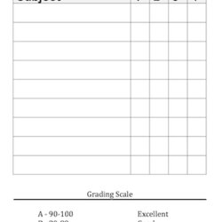 Middle School Report Card Template Professional Sample Kindergarten Mailbag Grades Homeschooling Learning