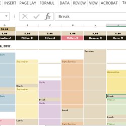 The Highest Standard Excel Schedule Template Hourly Printable Schedules Increment Hours Plot Booking