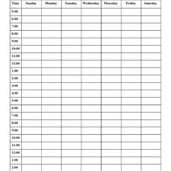 Superior Effective Hourly Schedule Templates Excel Ms Word