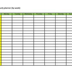 Capital Effective Hourly Schedule Templates Excel Ms Word