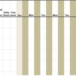 Eminent Printable Hourly Schedule Templates Excel Word Best Template