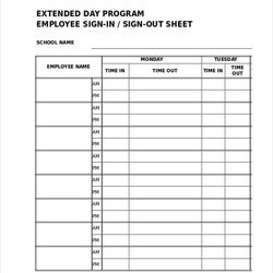 Sign In Sheet Free Word Excel Documents Download Employee Template Printable Templates Business Format