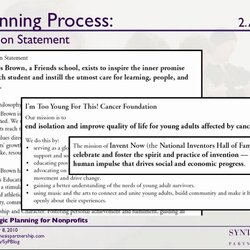 Very Good Non Profit Strategic Plan Template Planning Nonprofits Example For
