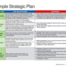 Strategic Plan Nonprofit Template Formidable Non Profit Photo