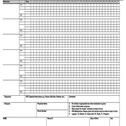 Medication Administration Record Template Excel Complete With Ease Mar Form Chart Sign Forms Printable Blank