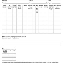 Sterling Medication Administration Record Fill And Sign Printable Template Form Forms Large