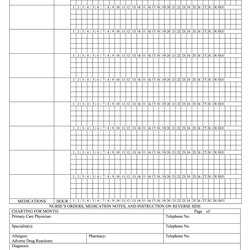 Marvelous Printable Medication Administration Record Template Word Fill Out Large