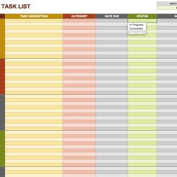 Admirable Daily To Do List Template Excel Task Spreadsheet Templates Tracking Project Example Tracker Word
