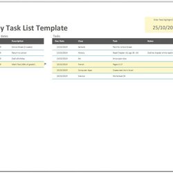 Swell Free Printable Daily Task List Template Imposing