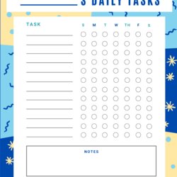 Spiffing Daily Task List Template Checklist Templates