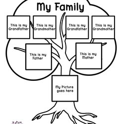 Family Tree Projects For Children Root To Branches Printable Kids Coloring Small Only Make Help Hope Much