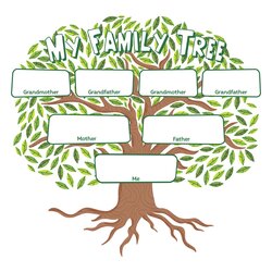 Wonderful Best Printable Family Tree Worksheet For Free At Template