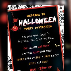 Superb Free Halloween Templates In Vector Invitation Template Invite Wonderfully Wicked Editable Highly