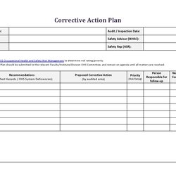 Opaque Corrective Action Plan Template Supporter