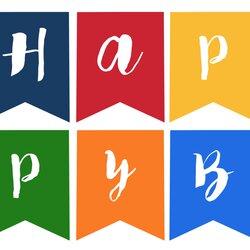 Happy Birthday Banner Free Printable Paper Trail Design Banners