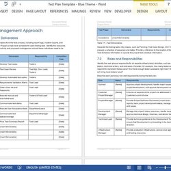 Super Software Test Plan Template Excel Lovely Templates Ms Word